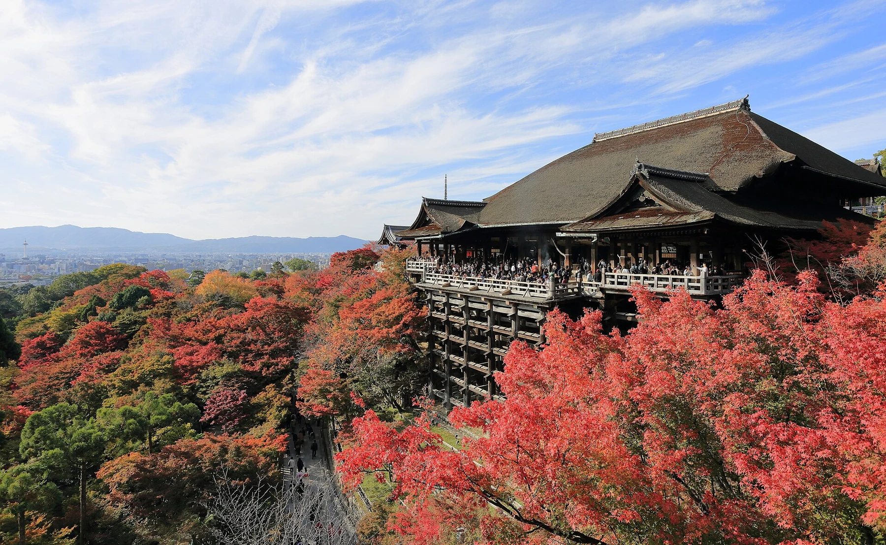 Kiyomizu-dera-templet i Kyoto