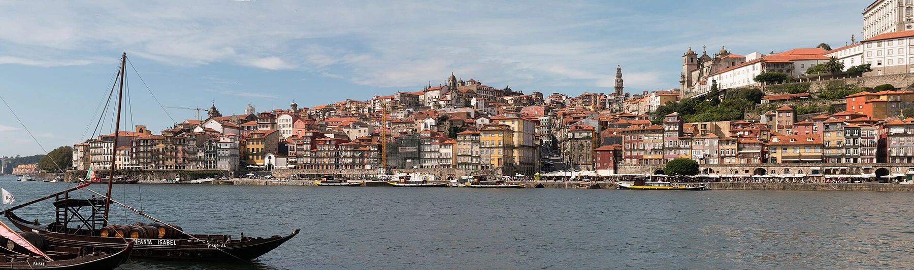 Ribeira-kvarteret ved Douro-floden i Porto